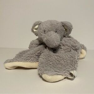 Kellytoy Elephant Lovey Gray Baby Soft Cuddle Sherpa 12” Security Lovie